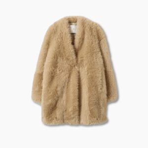 Fur-effect coat