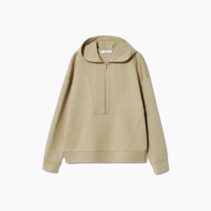 Zipper high collar sweater